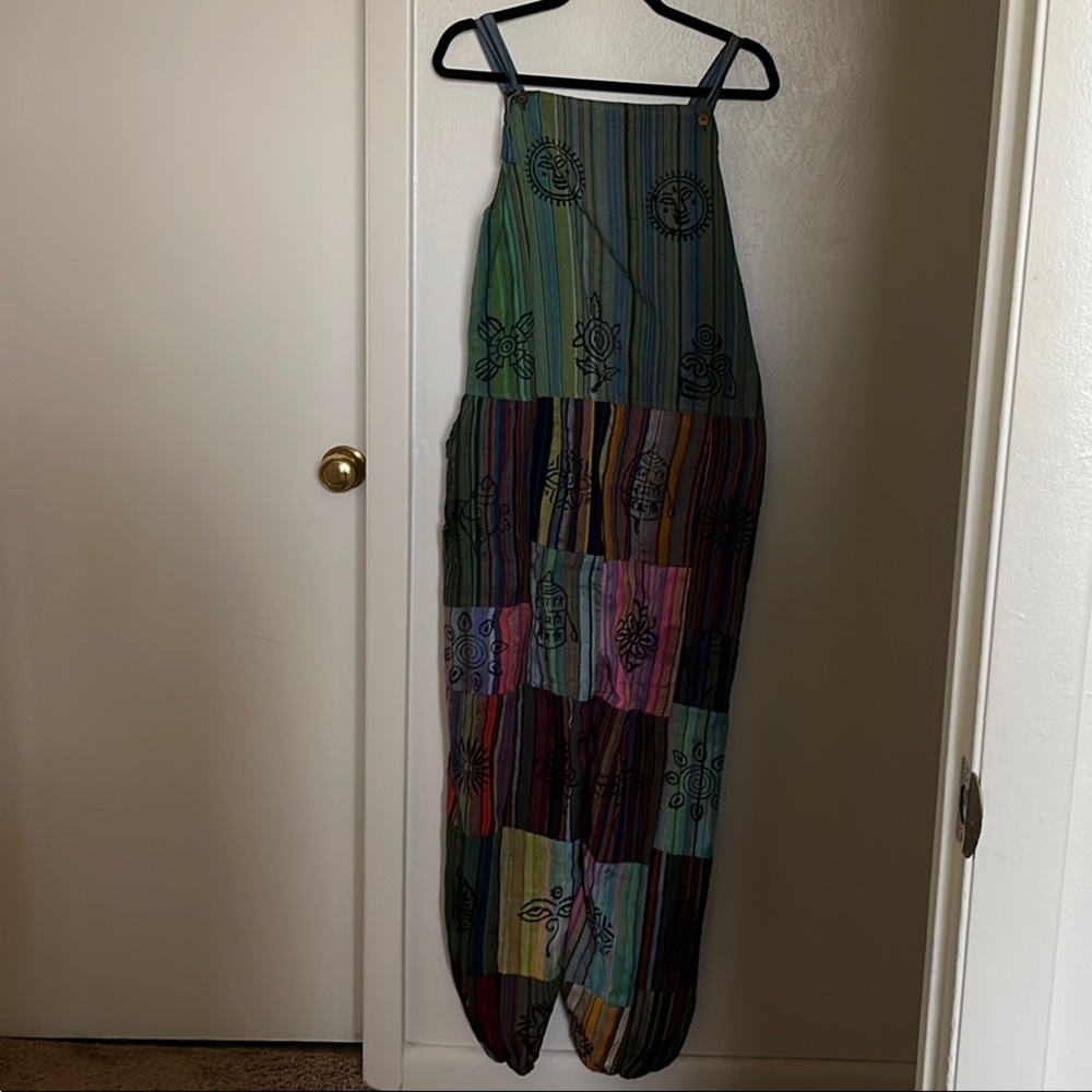 Colorful Patchwork Jumpsuit One Size (S-L)